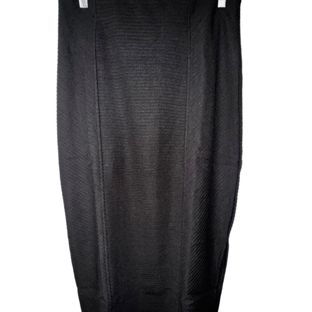 Band Of The Free Renee Black Ribbed Skirt